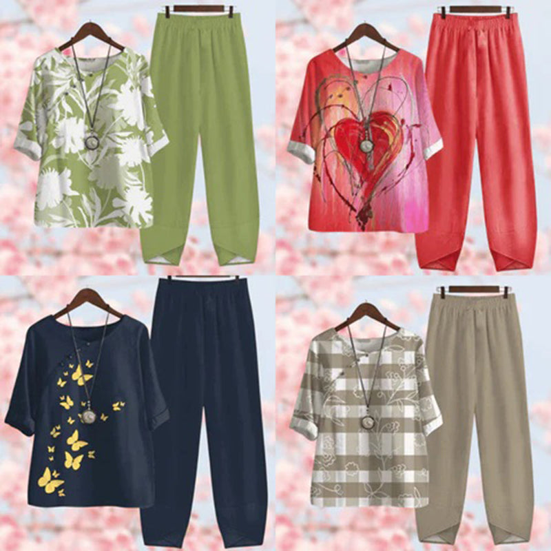 Comfortable Two-Piece Women's Summer Set - Mira