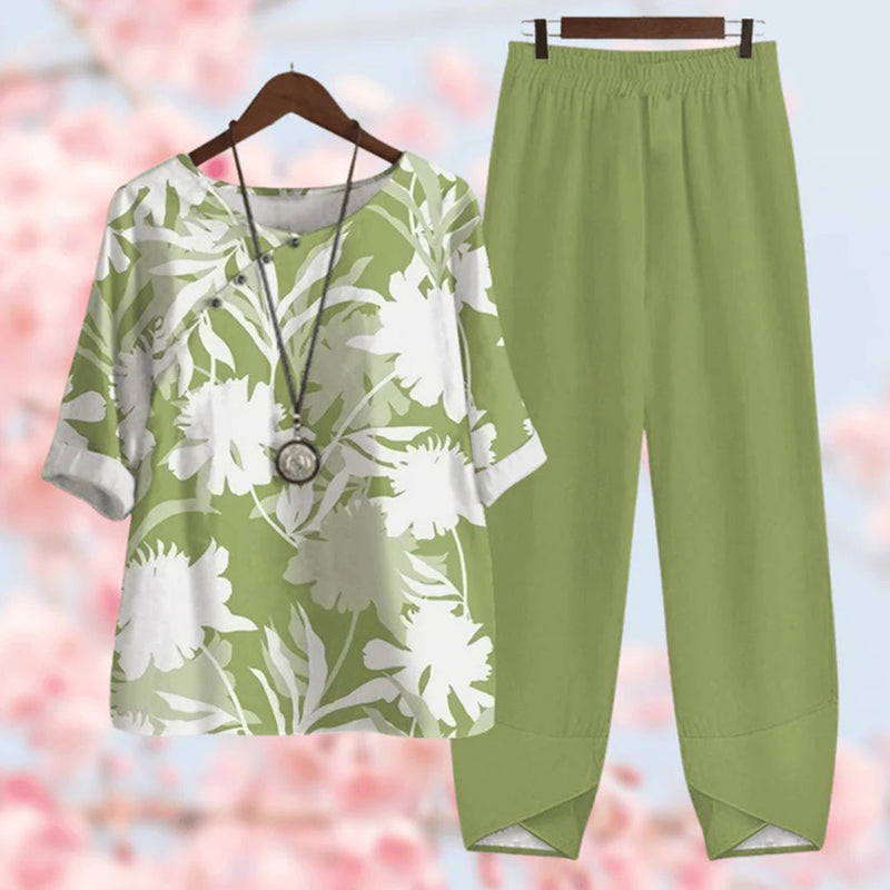 Comfortable Two-Piece Women's Summer Set - Mira