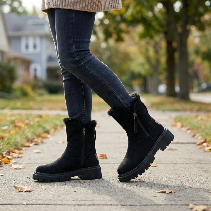 Gefütterte Damen Stiefelette - Charleen