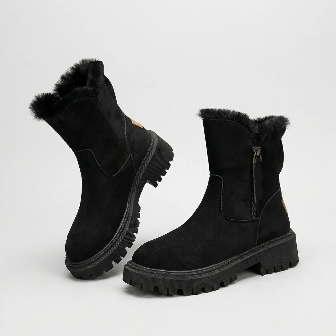 Gefütterte Damen Stiefelette - Charleen