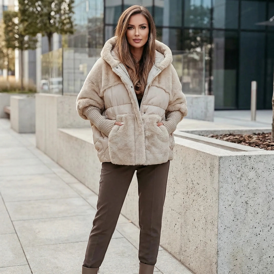 Gefütterte Kurze Winterjacke - Liana