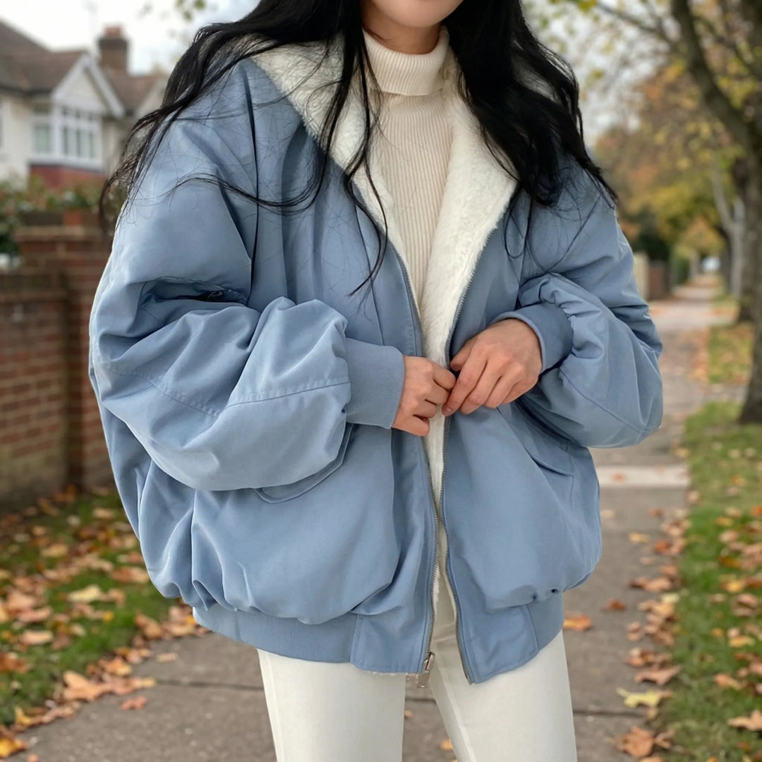 Gefütterte Winterjacke Im Bomber-Stil - Kendra