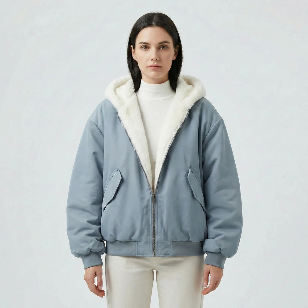 Gefütterte Winterjacke Im Bomber-Stil - Kendra