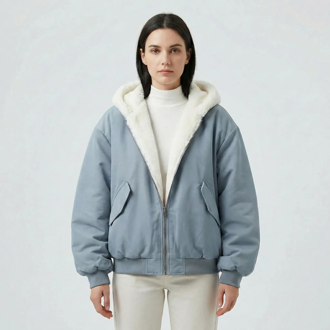 Gefütterte Winterjacke Im Bomber-Stil - Kendra