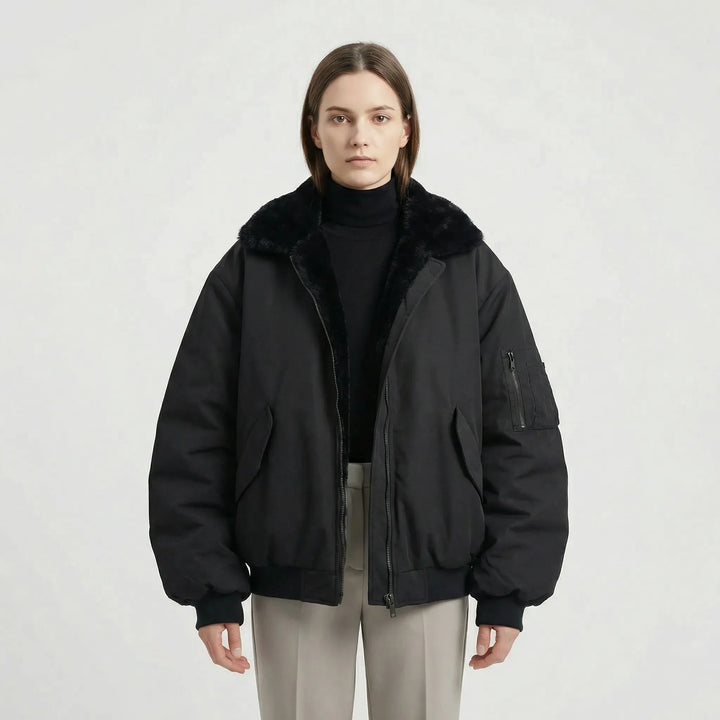 Gefütterte Winterjacke Im Bomber-Stil - Kendra
