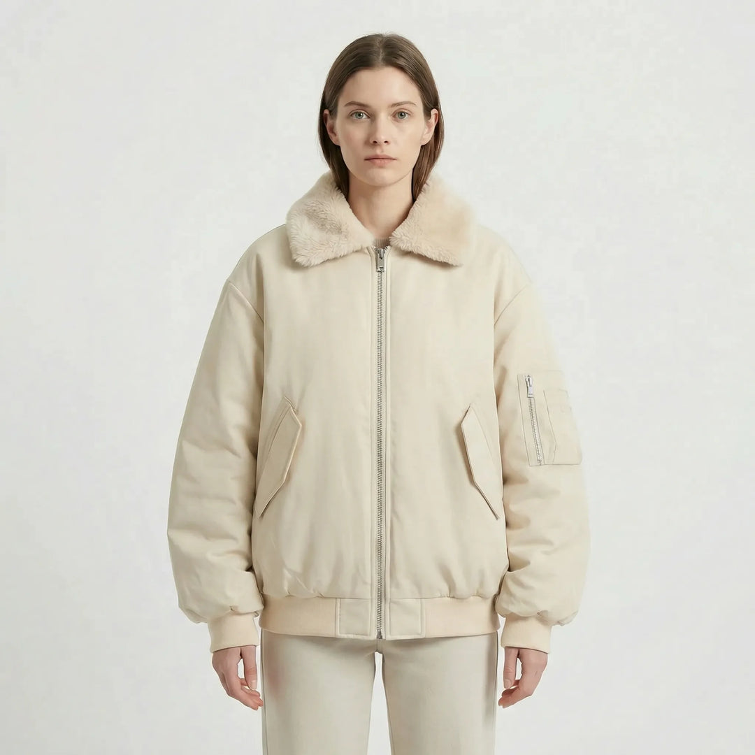 Gefütterte Winterjacke Im Bomber-Stil - Kendra