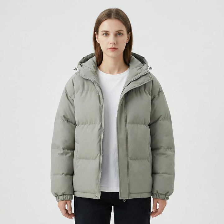 Gefütterte Winterjacke Mit Kapuze - Shawna