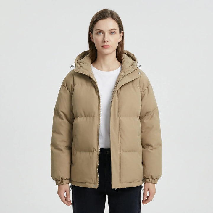 Gefütterte Winterjacke Mit Kapuze - Shawna