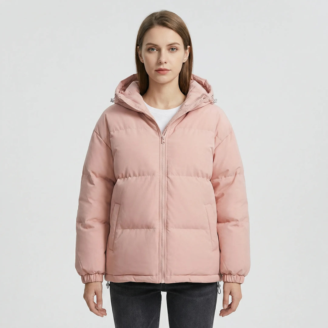 Gefütterte Winterjacke Mit Kapuze - Shawna