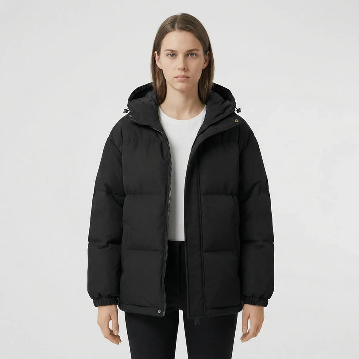 Gefütterte Winterjacke Mit Kapuze - Shawna