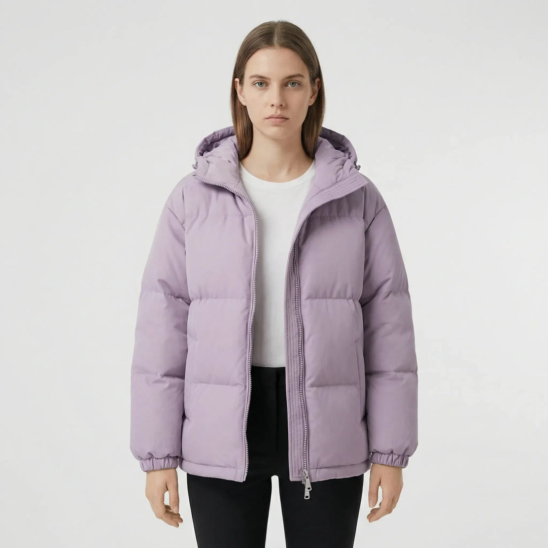 Gefütterte Winterjacke Mit Kapuze - Shawna