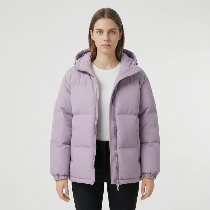 Gefütterte Winterjacke Mit Kapuze - Shawna