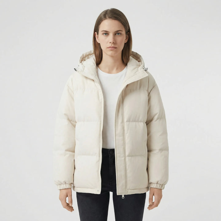 Gefütterte Winterjacke Mit Kapuze - Shawna