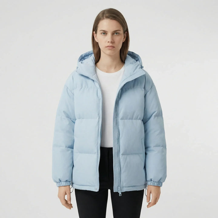 Gefütterte Winterjacke Mit Kapuze - Shawna