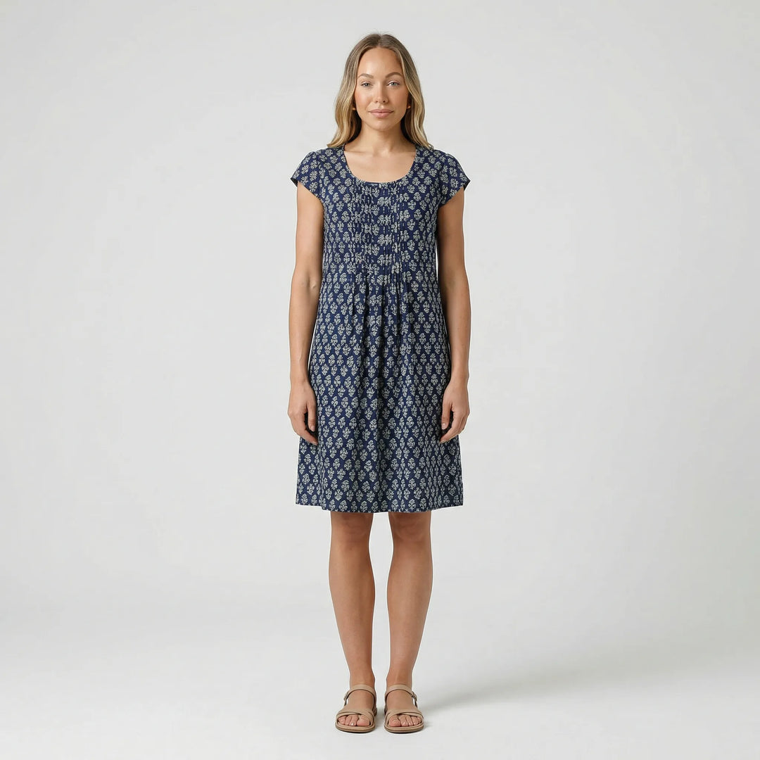 Gefüttertes Sommerkleid Mit Rundhals - Naemi