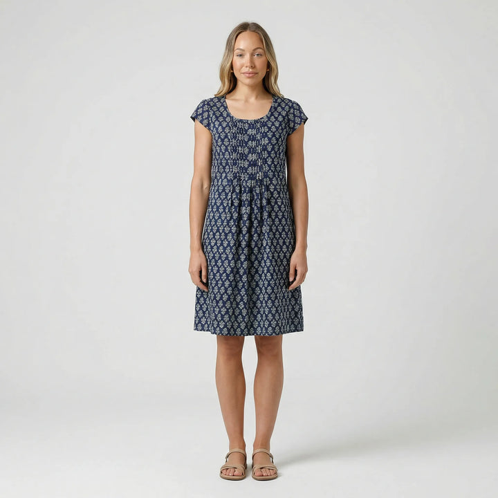 Gefüttertes Sommerkleid Mit Rundhals - Naemi