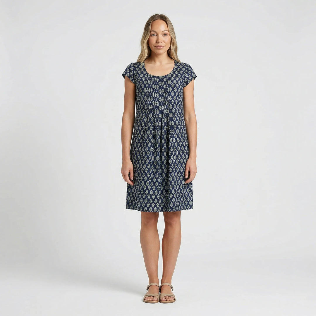 Gefüttertes Sommerkleid Mit Rundhals - Naemi