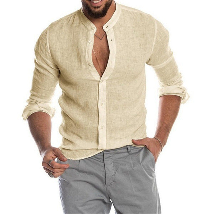 Jeff Blouse | Trendy Blouse with Mandarin Collar