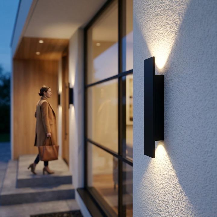 Outdoor LED Wall Light with Up-Down Beam – Weatherproof IP65 3