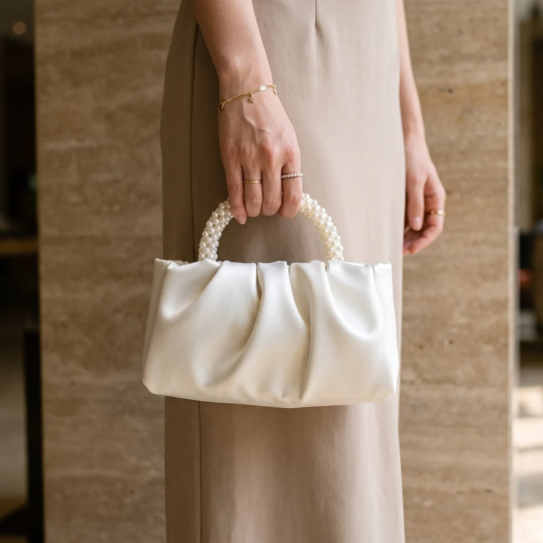 Geplooide Clutch Avondtas - Luminelle