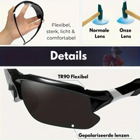 Polaryzowane sportowe okulary przeciwsłoneczne - AdventureVision