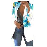 Printed Cropped Women's Blazer - Savannah