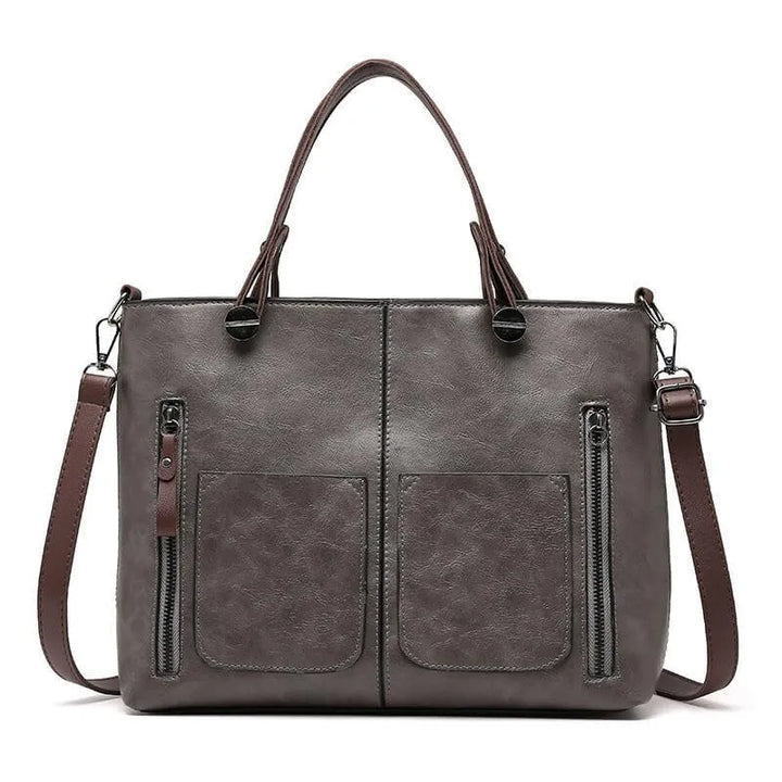 Geräumige Schultertasche Mit Griffen - Noemi