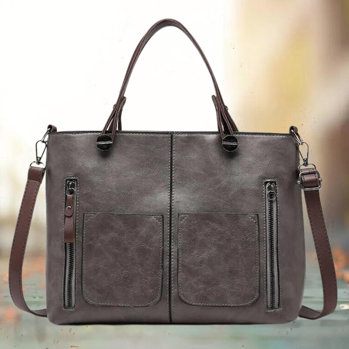 Geräumige Schultertasche Mit Griffen - Noemi
