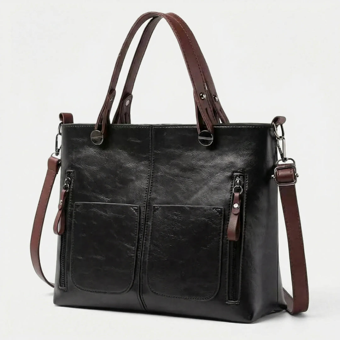 Geräumige Schultertasche Mit Griffen - Noemi