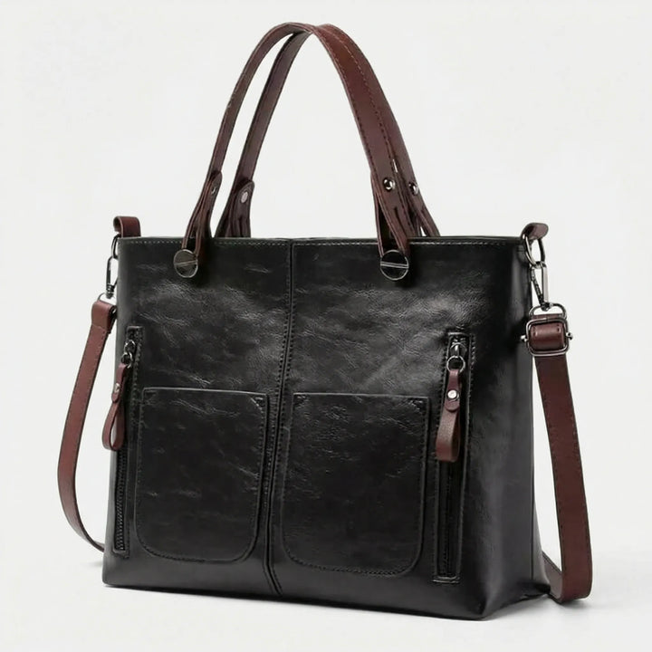 Geräumige Schultertasche Mit Griffen - Noemi