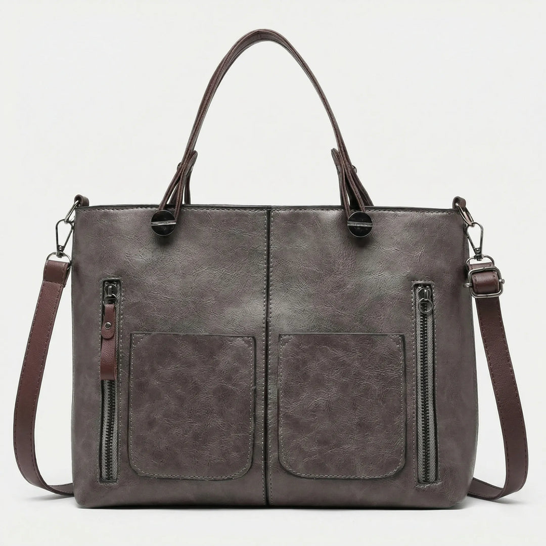 Geräumige Schultertasche Mit Griffen - Noemi