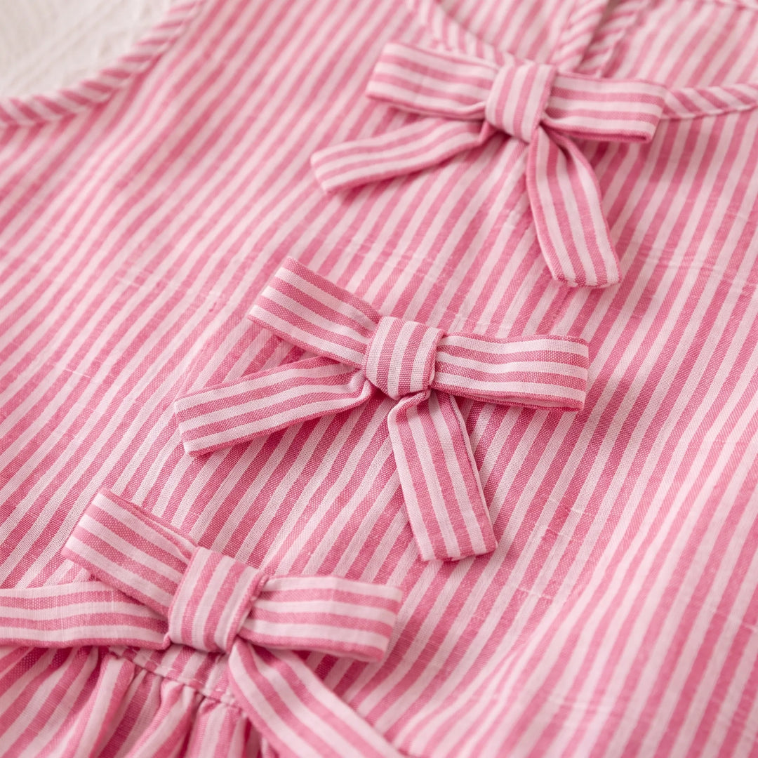 Gestreepte Tweedelige Zomerset Voor Meisjes - SweetStripe