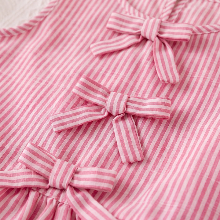Gestreepte Tweedelige Zomerset Voor Meisjes - SweetStripe