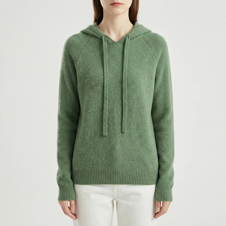 Gestrickter Kapuzenpullover Mit Weicher Struktur - Angie
