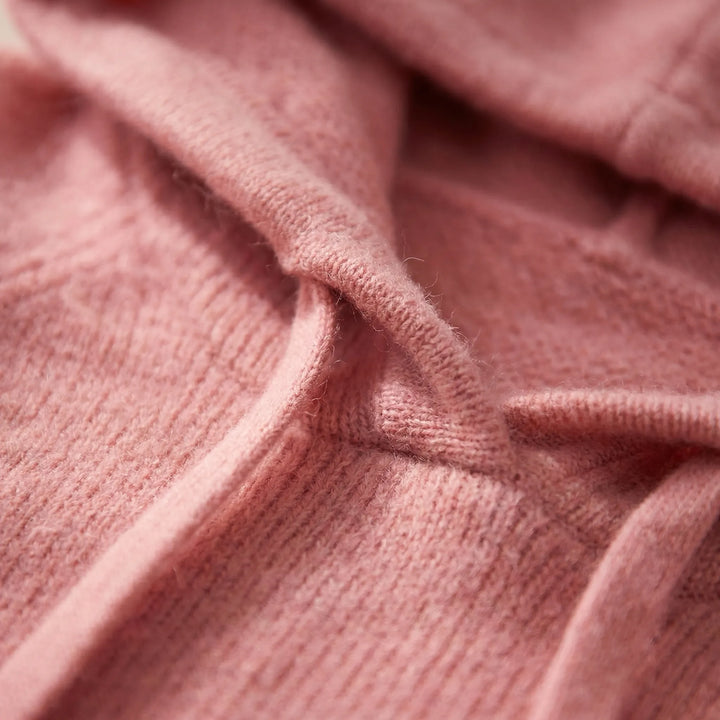 Gestrickter Kapuzenpullover Mit Weicher Struktur - Angie