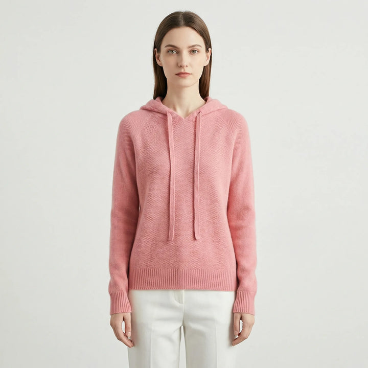 Gestrickter Kapuzenpullover Mit Weicher Struktur - Angie