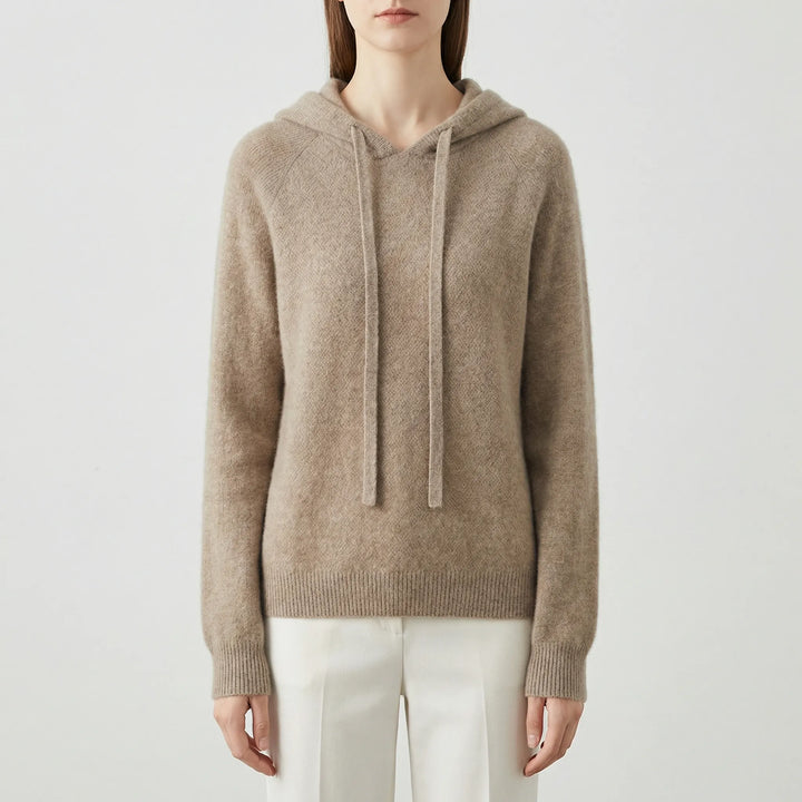 Gestrickter Kapuzenpullover Mit Weicher Struktur - Angie