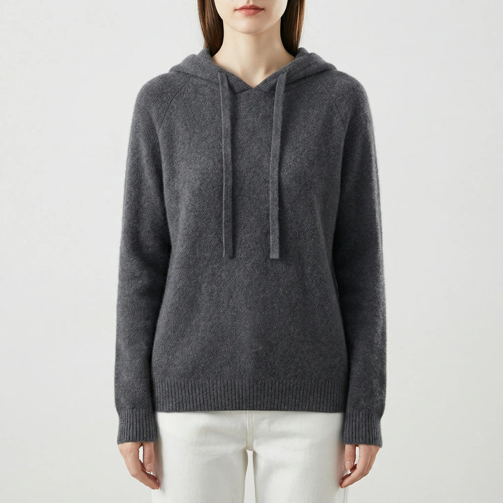 Gestrickter Kapuzenpullover Mit Weicher Struktur - Angie