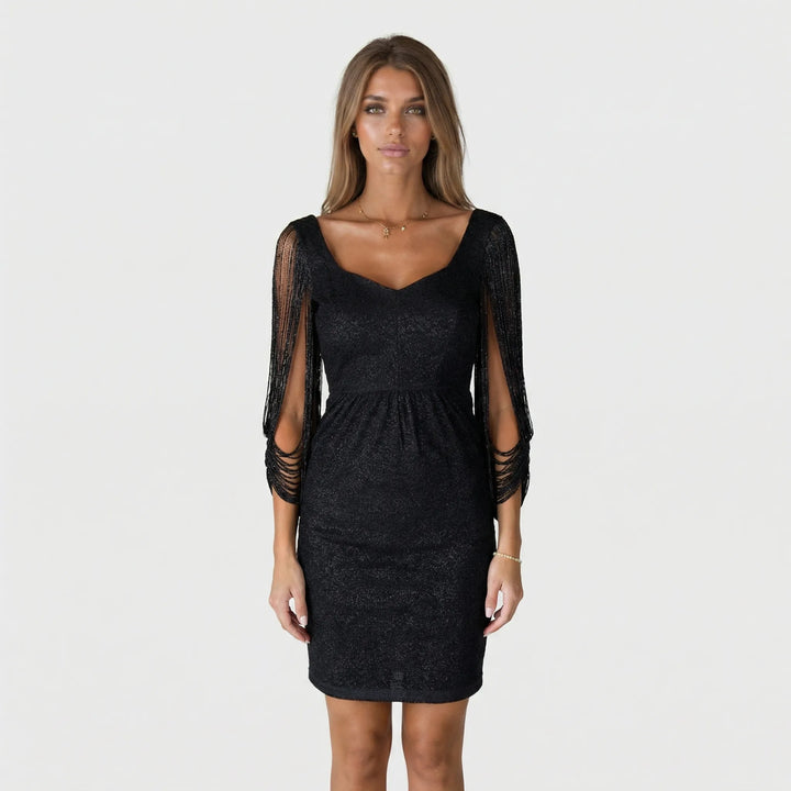 Glamouröses Partykleid Mit V Ausschnitt - Loreen