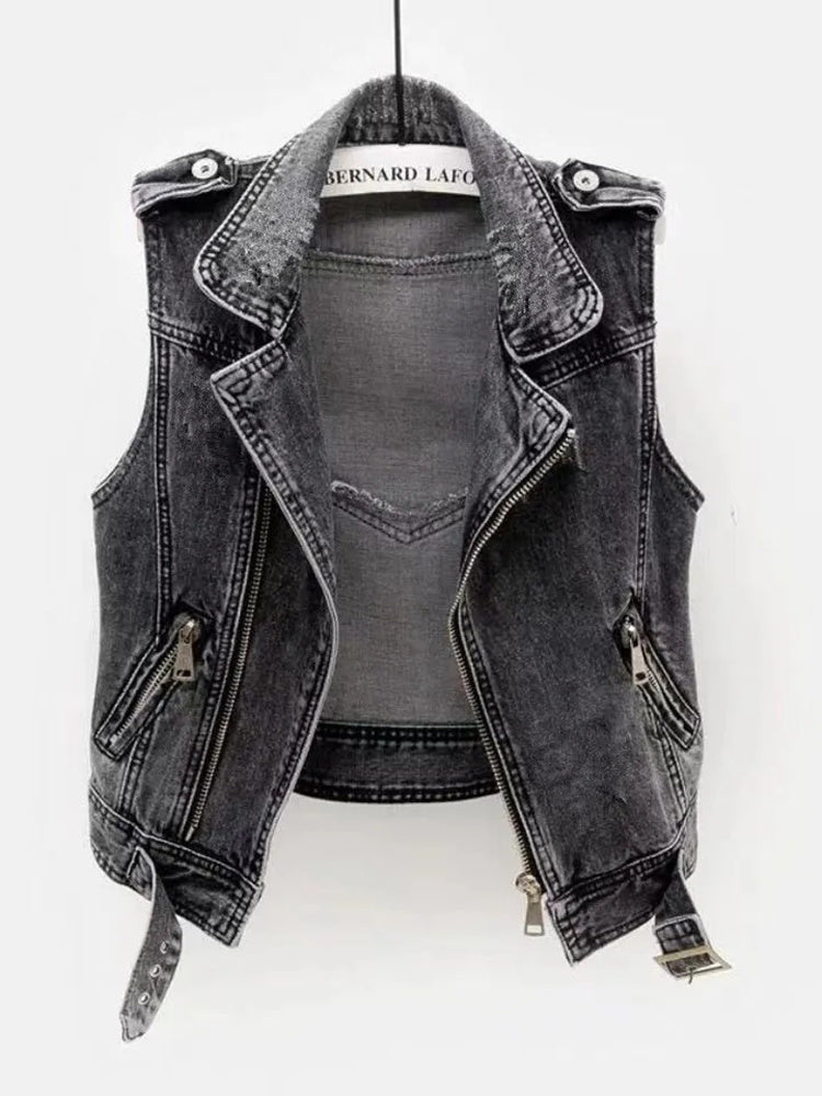 Stoer Dames Denim Vest - Nova