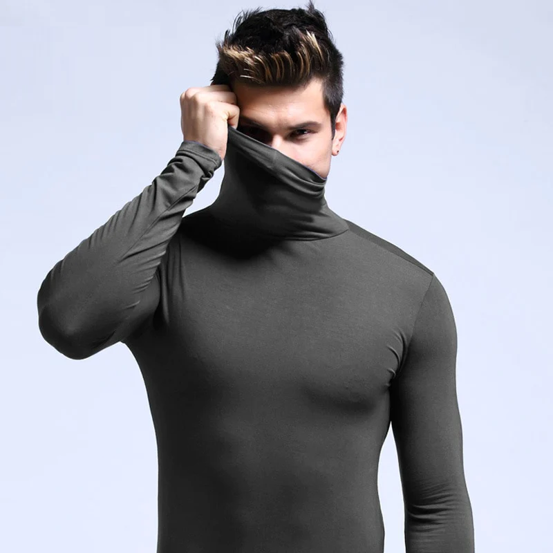 Sammy Jackson™ Thermo Top | Tight Long-Sleeve Undershirt with High Collar