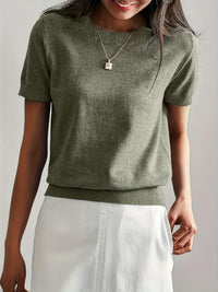 Women's Short Sleeve Sweater – Mila