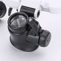 HD Magnifying Glasses with LED Light and Interchangeable Lenses - Optiview