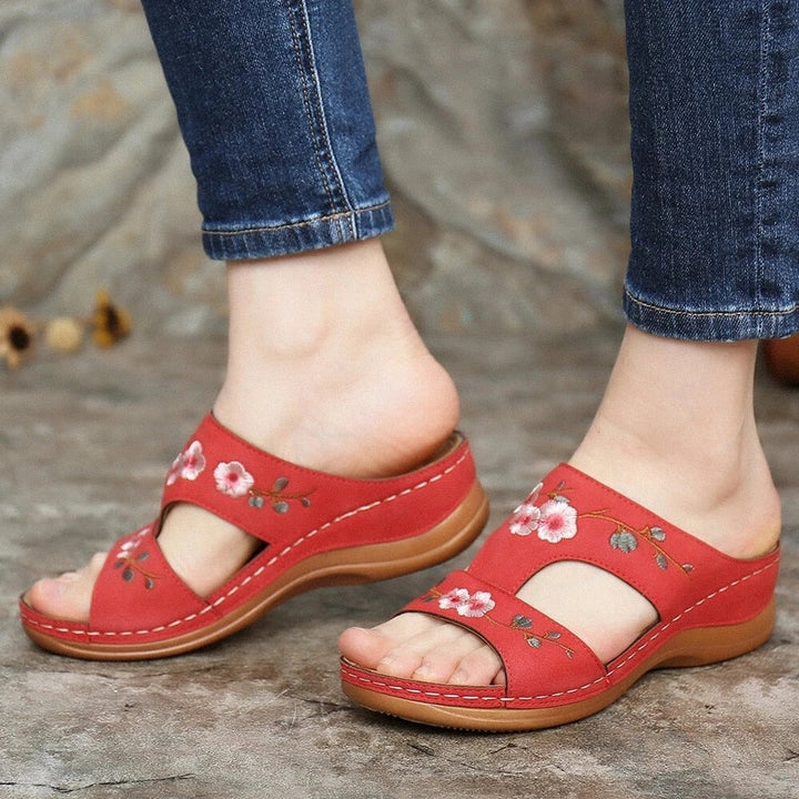 Orthopedic Women's Floral Sandals – Florina