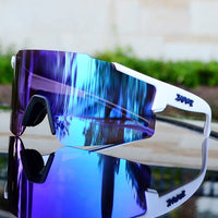 Sporty Mirrored Cycling Sunglasses - Veloshade