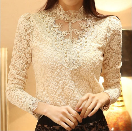 Women's Blouse with Autumn Embroidery – Elisabeth