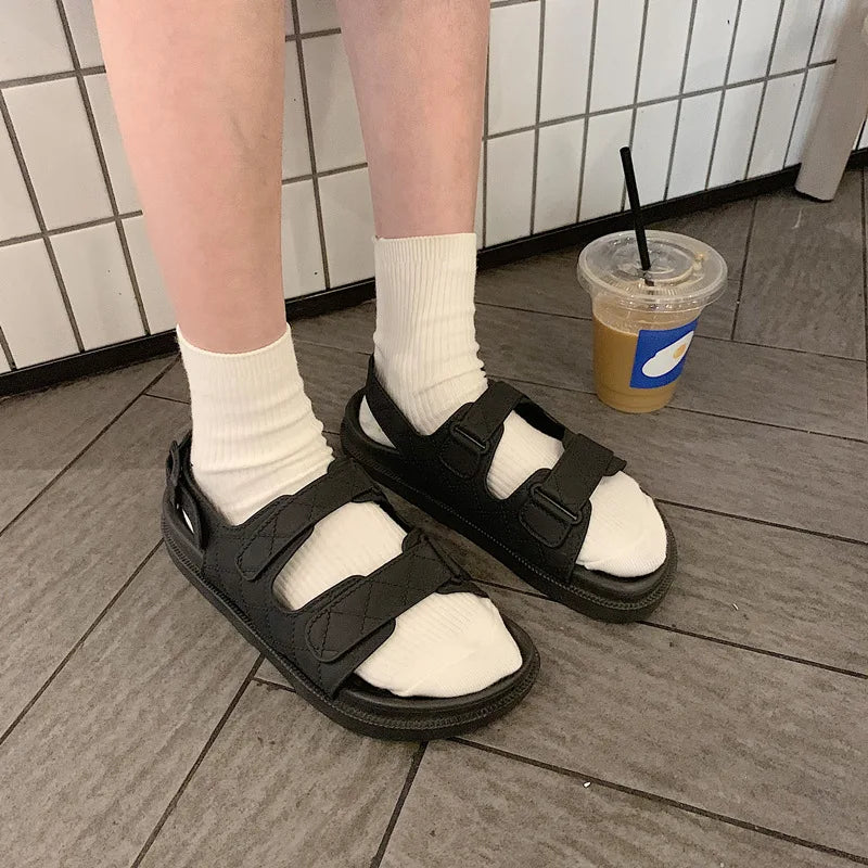 Trendy Plateau Dames Sandalen in Koreaanse Stijl – Alina