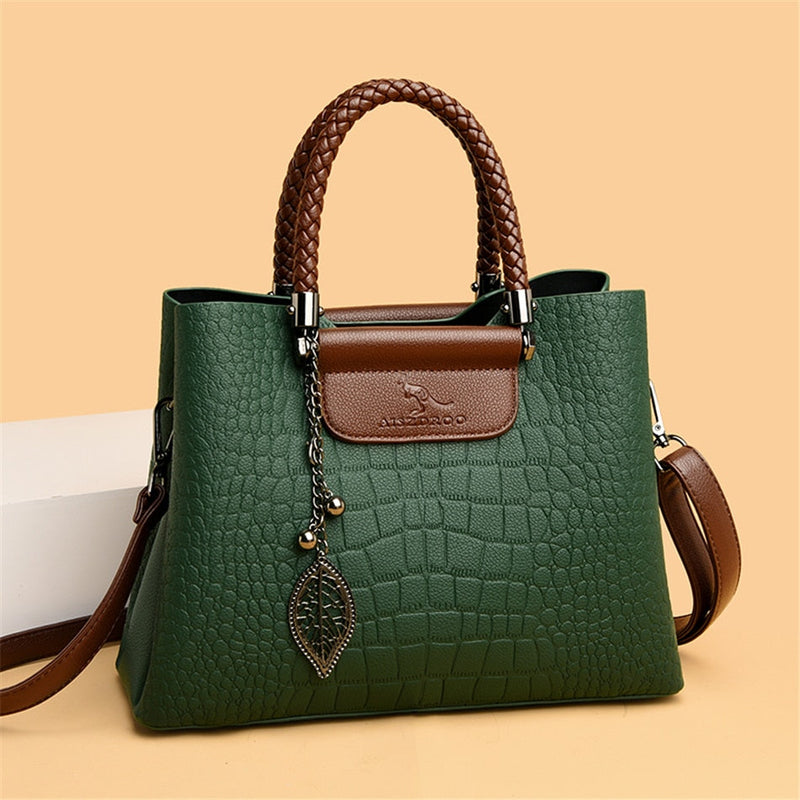 Luxe Leren Dames Handtas - Amara