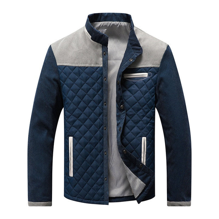 Retro Men's Windbreaker with Stand-Up Collar – Orlando