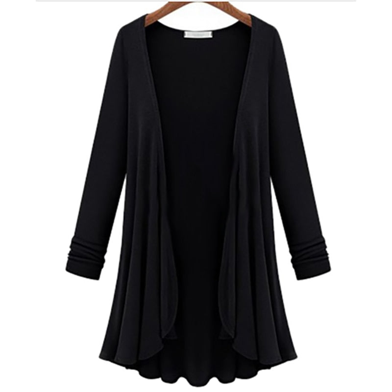 Women's Cardigan with Ruffles – Autumn Magic Elena